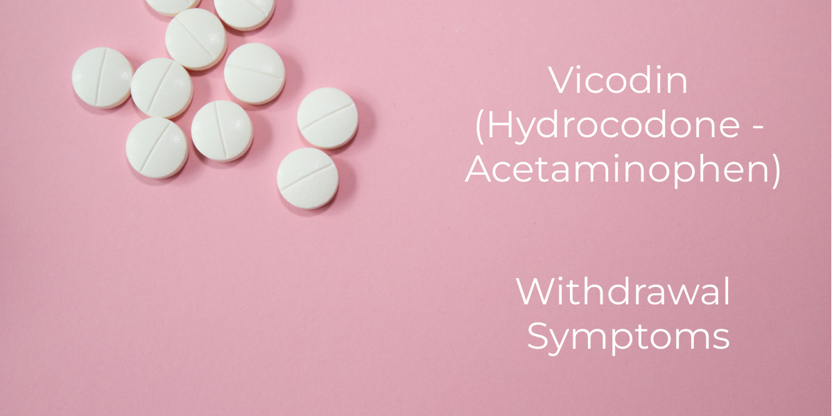 White pills on a pink background with text: