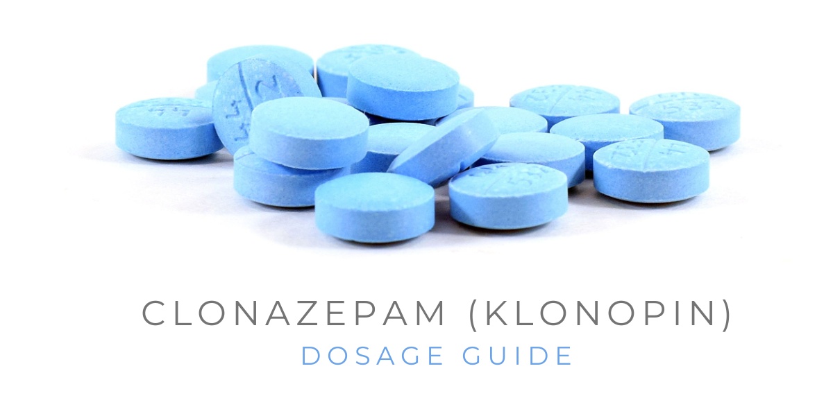 a photo of blue Klonopin pills and underneath it is the text, 
