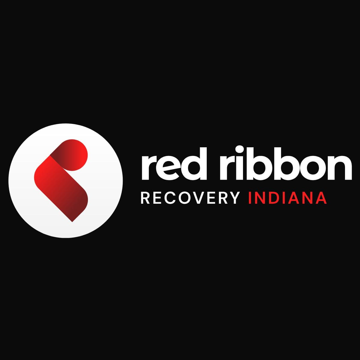 Red Ribbon Recovery Indiana logo